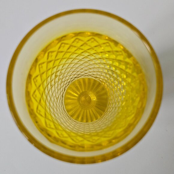 Westmoreland Glass English Hobnail Yellow Topaz Iced Tea Goblet - Picture 8 of 14